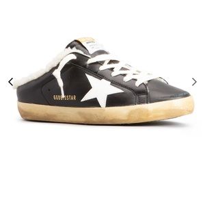 Golden Goose Black and White Sneakers